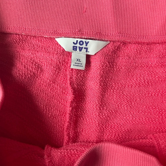 Women’s Fleece High Rise Shorts 3” JoyLab Pink - Picture 5 of 9